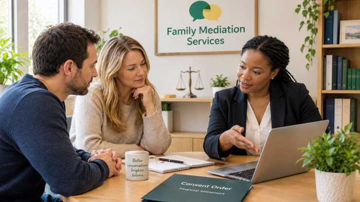 How long does it take for the court to approve a financial settlement consent order?